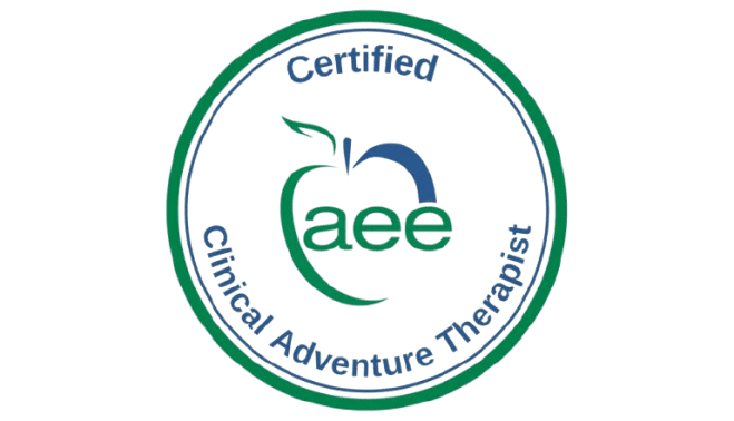 Certified Clinical Adventure Therapist AEE logo